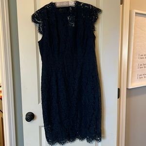 Navy blue cocktail dress